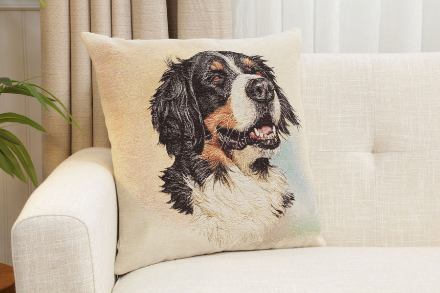 Bernese Mountain Dog Cushion  Cover