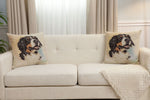 Bernese Mountain Dog Cushion  Cover