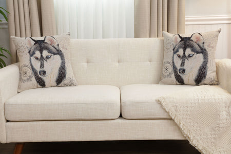 Husky Cushion  Cover