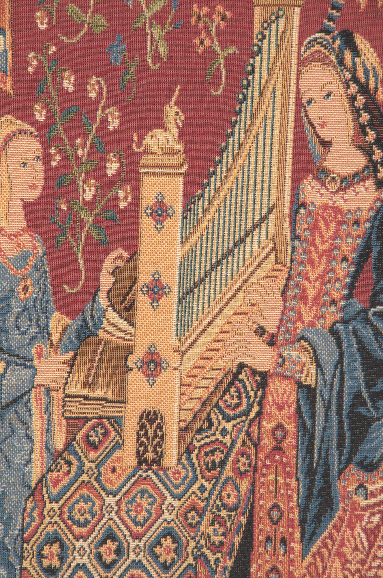 Medieval Hearing Large European Cushion Cover