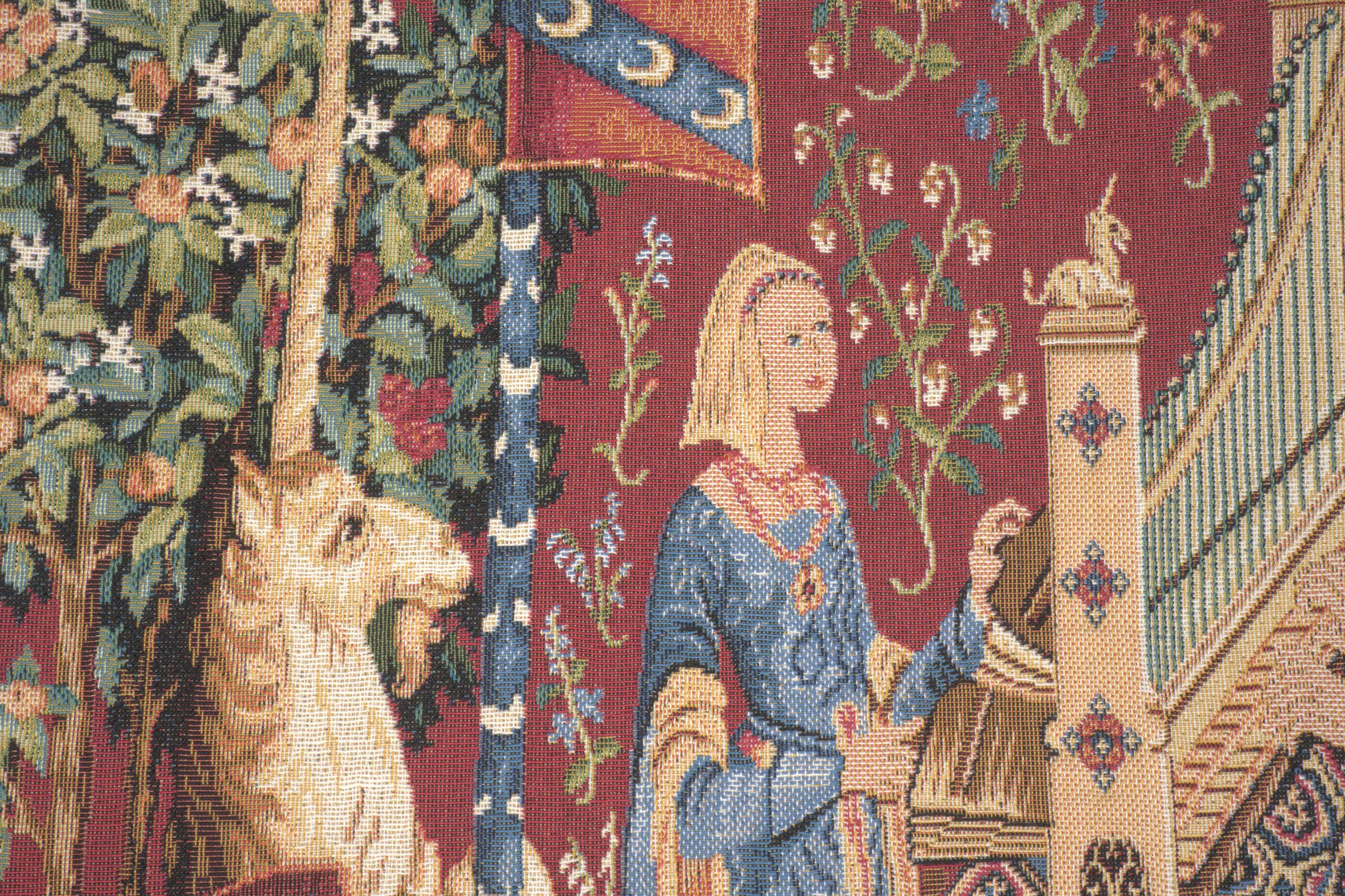 Medieval Hearing Large European Cushion Cover