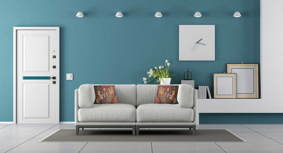 Medieval Hearing Large European Cushion Cover