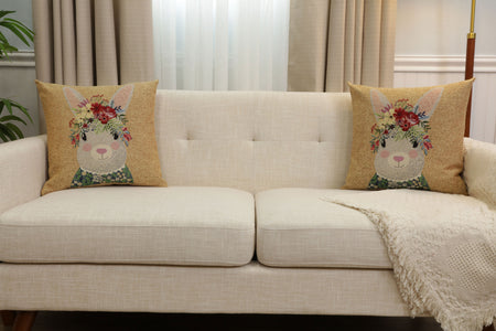 Katie the Rabbit Cushion  Cover