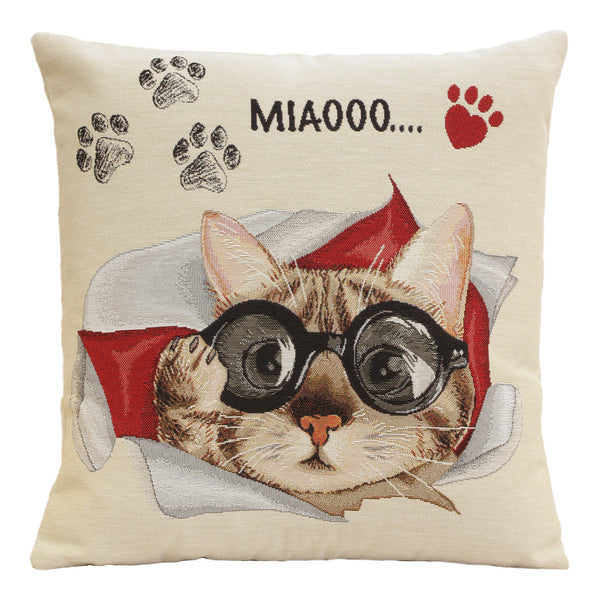 George the Cat Cushion  Cover