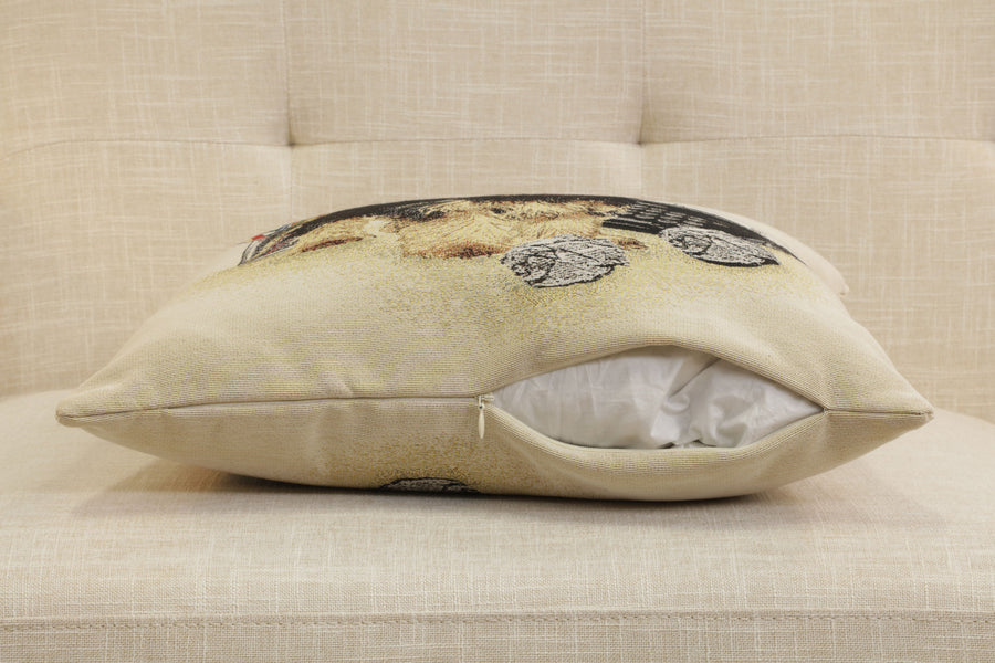 Writer Yorkie Cushion  Cover