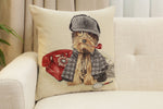 Sherlock Yorkie Cushion  Cover