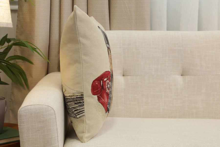 Sherlock Yorkie Cushion  Cover