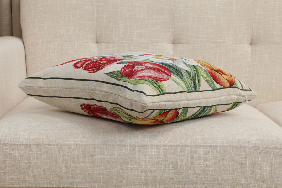 Lady Tulip Cushion  Cover