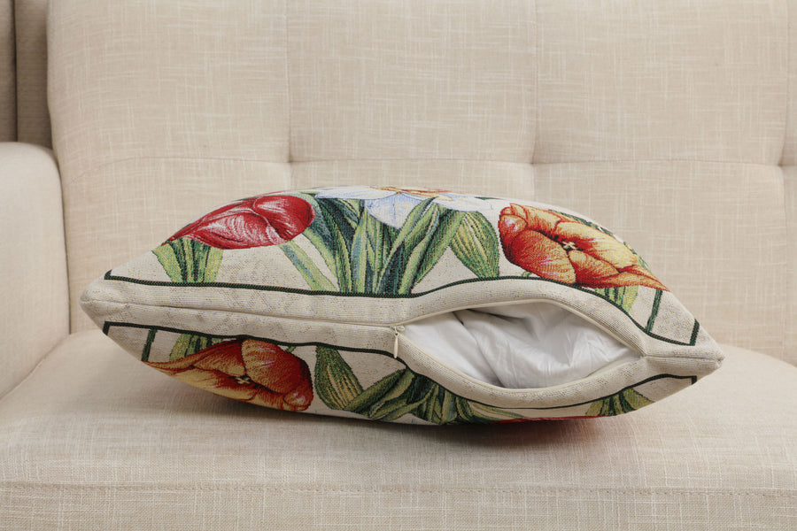 Lady Tulip Cushion  Cover
