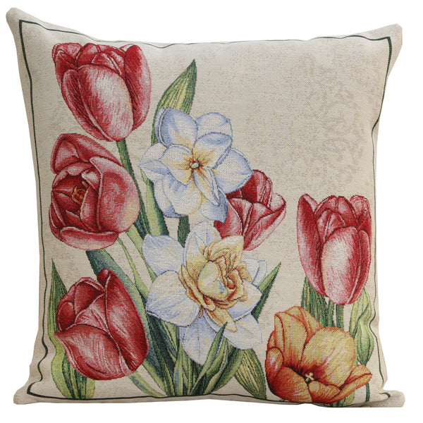 Lady Tulip Cushion  Cover