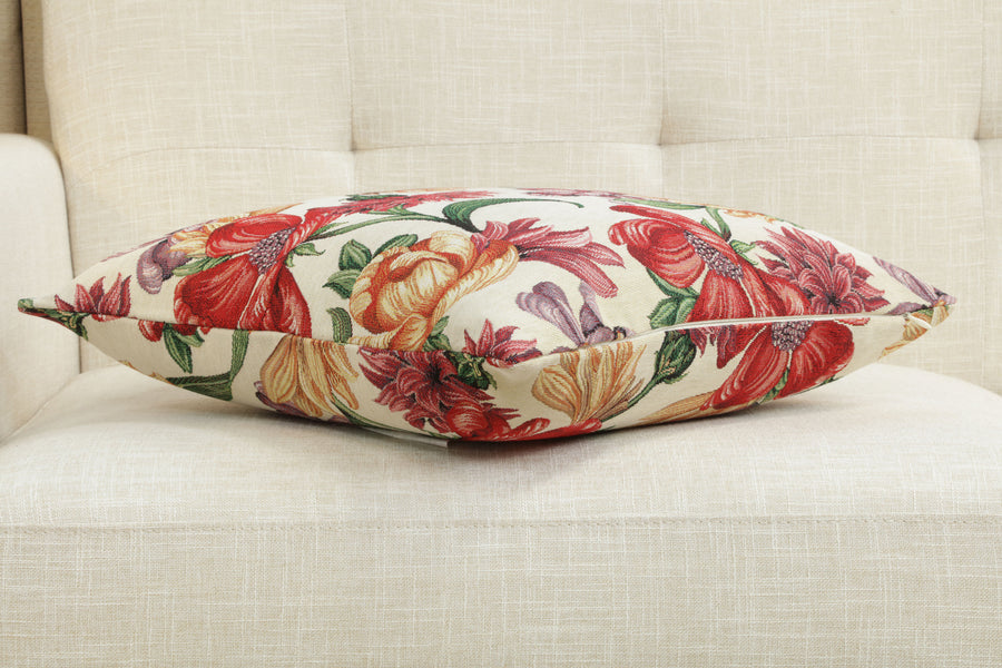 Iris Blossoms Cushion  Cover