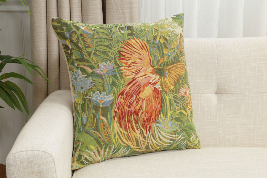Feerie Tropicale Left European Cushion Cover