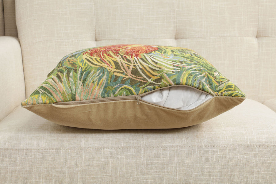 Feerie Tropicale Left European Cushion Cover
