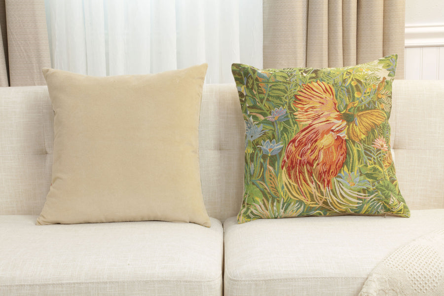 Feerie Tropicale Left European Cushion Cover