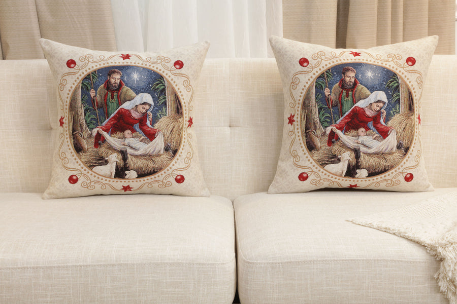 Nativity Cushion  Cover