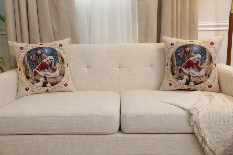 Nativity Cushion  Cover