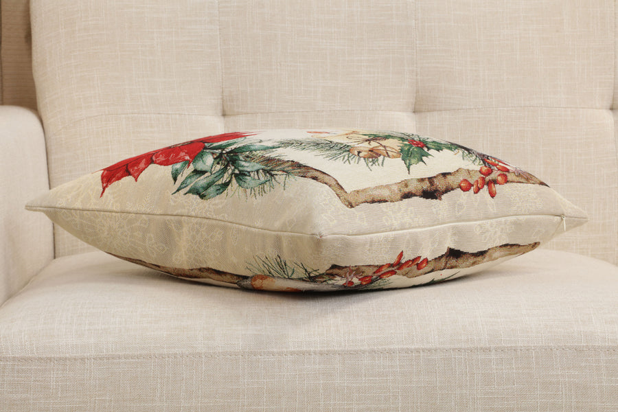 Noel Birds Cushion  Cover