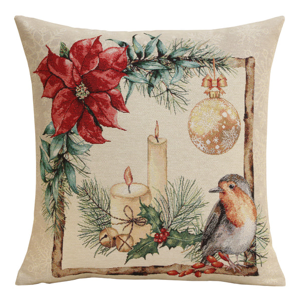 Noel Birds Cushion  Cover