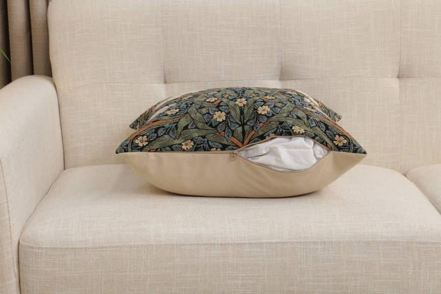 Pimpernel Blue/Green European Cushion Cover