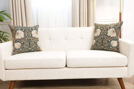 Pimpernel Blue/Green European Cushion Cover