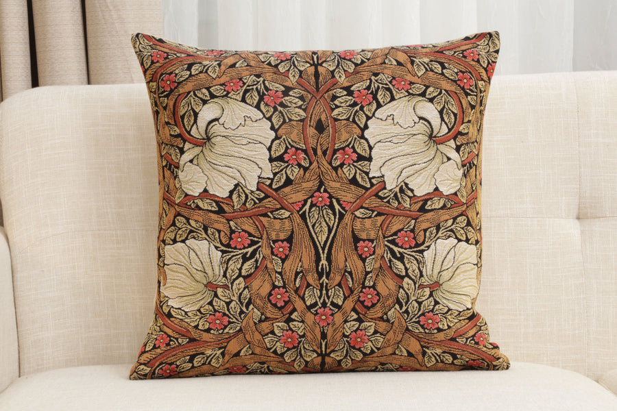 Pimpernel Tobacco Brown European Cushion Cover