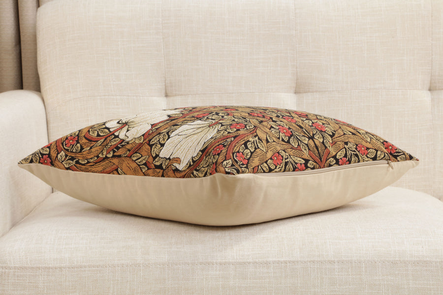 Pimpernel Tobacco Brown European Cushion Cover