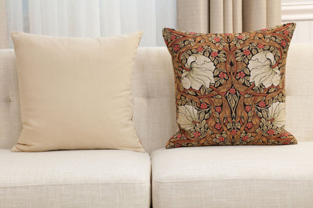 Pimpernel Tobacco Brown European Cushion Cover