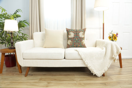 Pimpernel Green/Red European Cushion Cover