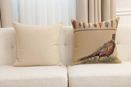 Pheasant Single European Cushion Cover