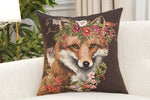 Forest Fox Brown European Cushion Cover
