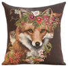 Forest Fox Brown European Cushion Cover