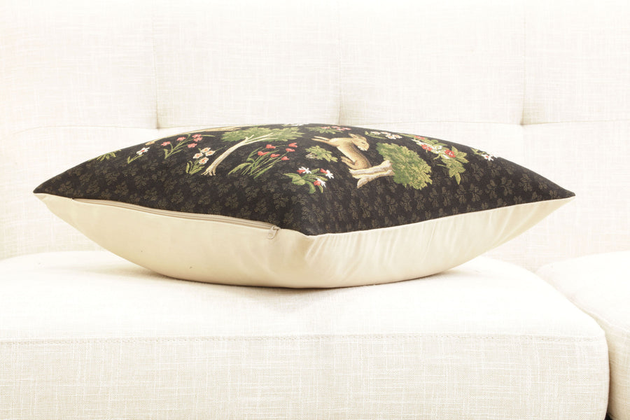 Forest Rabbit Family European Cushion Cover