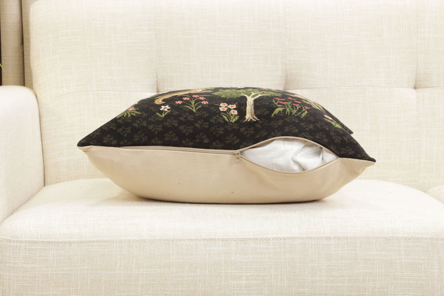 Forest Rabbit Family European Cushion Cover