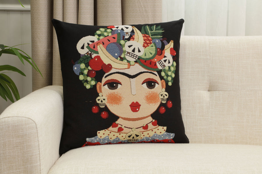 Mexicalli Black Cushion  Cover