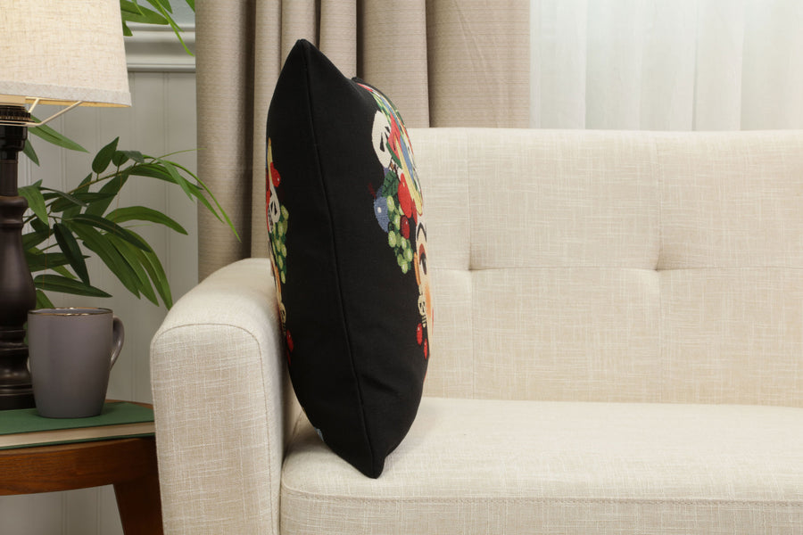 Mexicalli Black Cushion  Cover