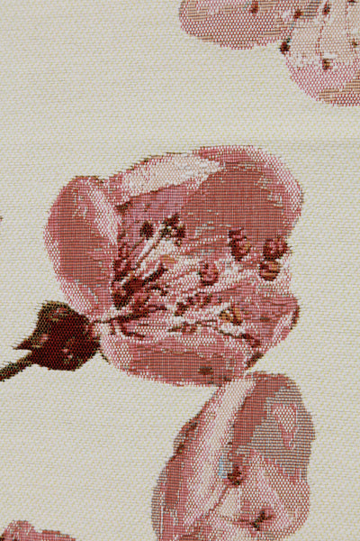 Cherry Blossom White French Tapestry Table Runner