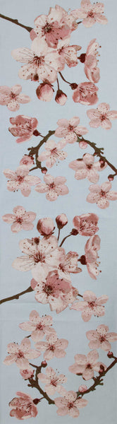Cherry Blossom Blue French Tapestry Table Runner