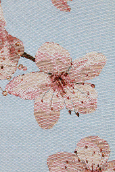 Cherry Blossom Blue French Tapestry Table Runner