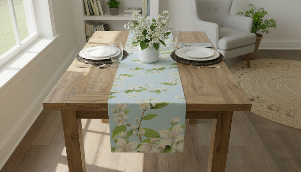Jasmine French Tapestry Table Runner