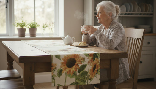 Sunflowers Runner French Tapestry Table Runner
