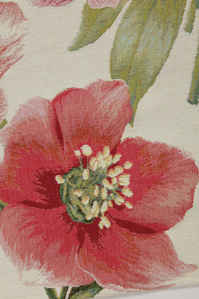 Hellebores White Runner French Tapestry Table Runner