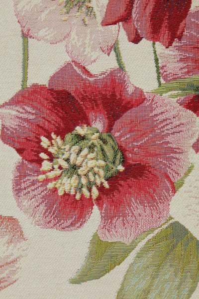 Hellebores White Runner French Tapestry Table Runner