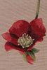 Hellebores Pink Runner French Tapestry Table Runner