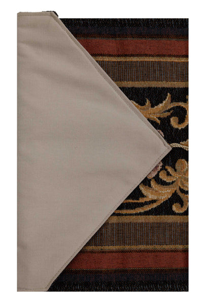 Josephine Dark Large French Tapestry Table Runner