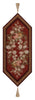 Aubusson Red Small French Tapestry Table Runner