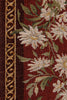 Aubusson Red Small French Tapestry Table Runner
