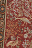 Tree and Birds in Red French Tapestry