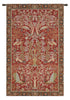 Tree and Birds in Red French Tapestry