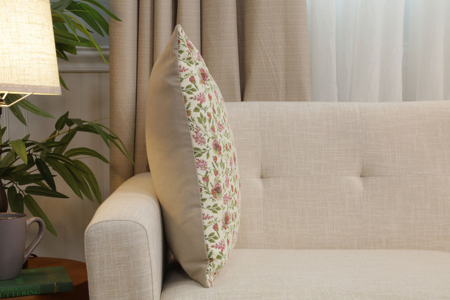 Broche Flowers French Tapestry Cushion