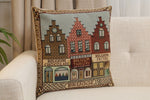 Brugge Houses Belgian Cushion Cover